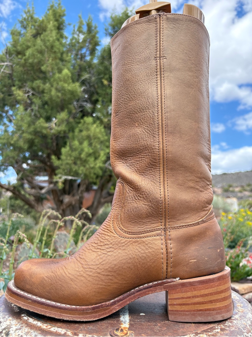 FRYE 🇺🇸 14L Campus Boots Bronzed - Picture 3 of 16
